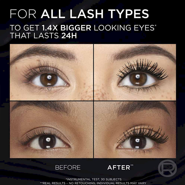 Loreal Paris Volume Million Lashes Panorama All Night Black Mascara - Image 3